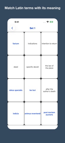 Latin Legal Terms iPhone screenshot