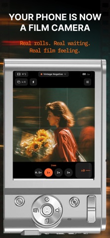 Analog Film Camera: Eluvo iPhone screenshot 1