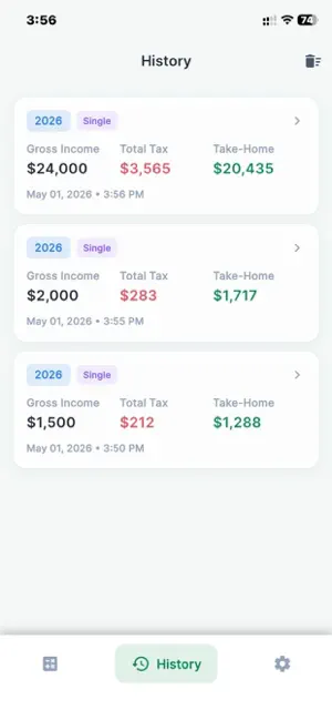 1099 Tax Calculator screenshot 3