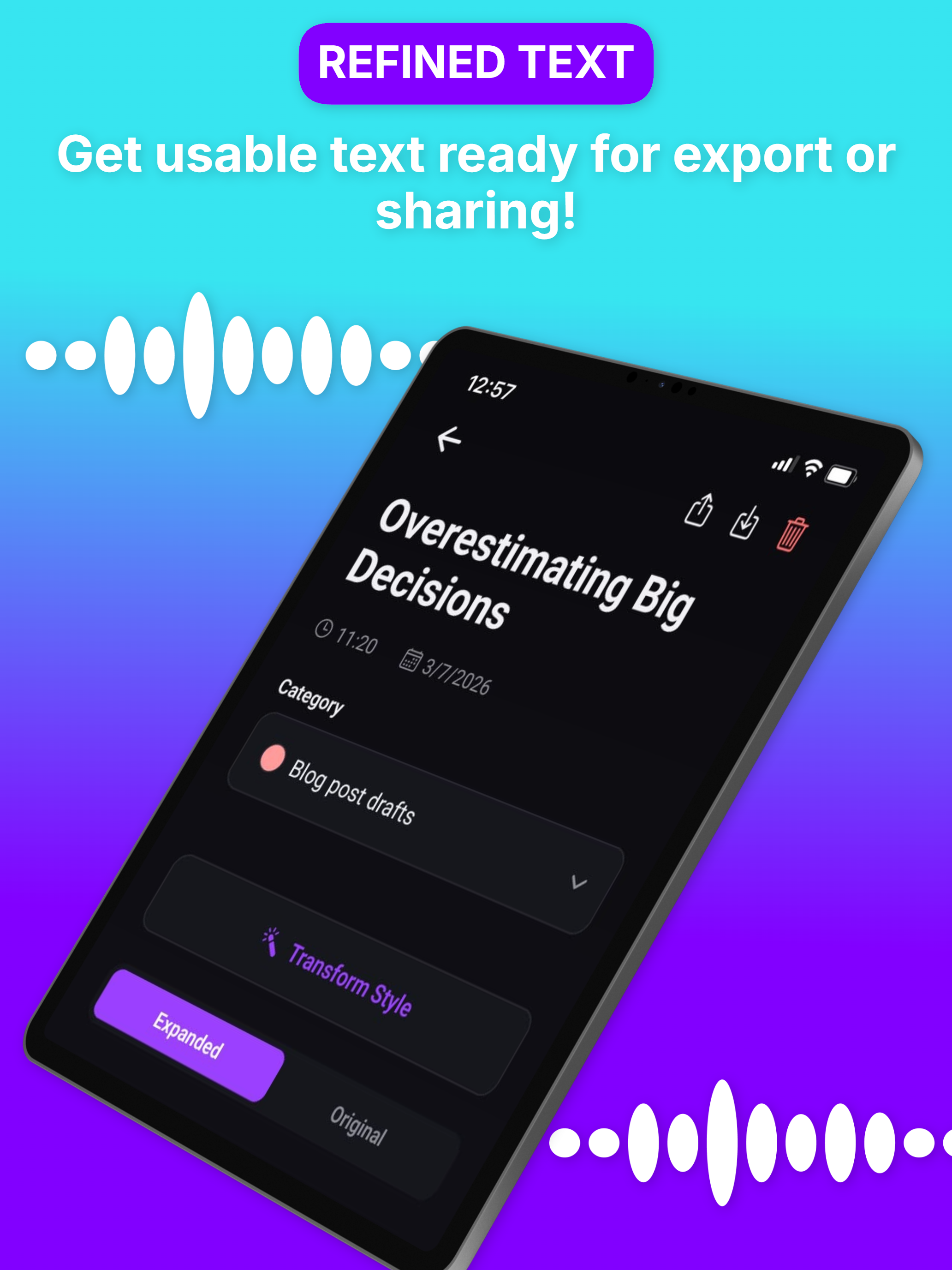 MindPen: Voice to Refined Text screenshot 13