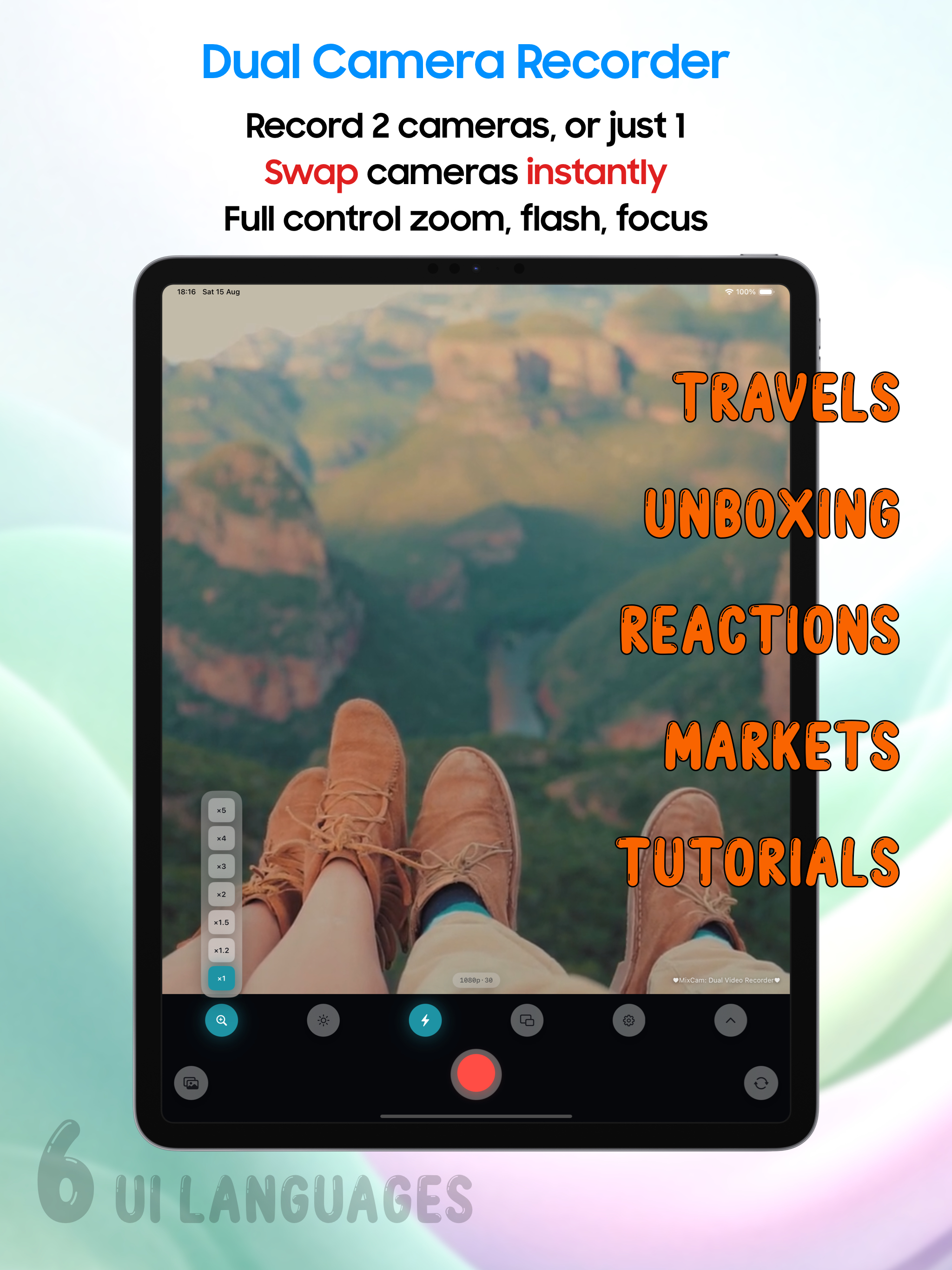 MixCam - Dual Video Recorder screenshot 4
