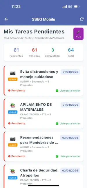 SSEG Seguridad Laboral screenshot 2