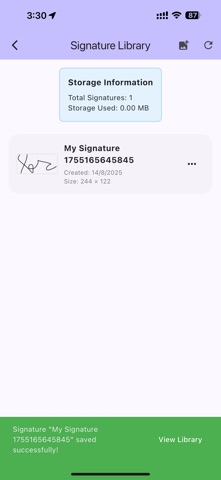 PDF Signature Pro Screenshot 4 of 4