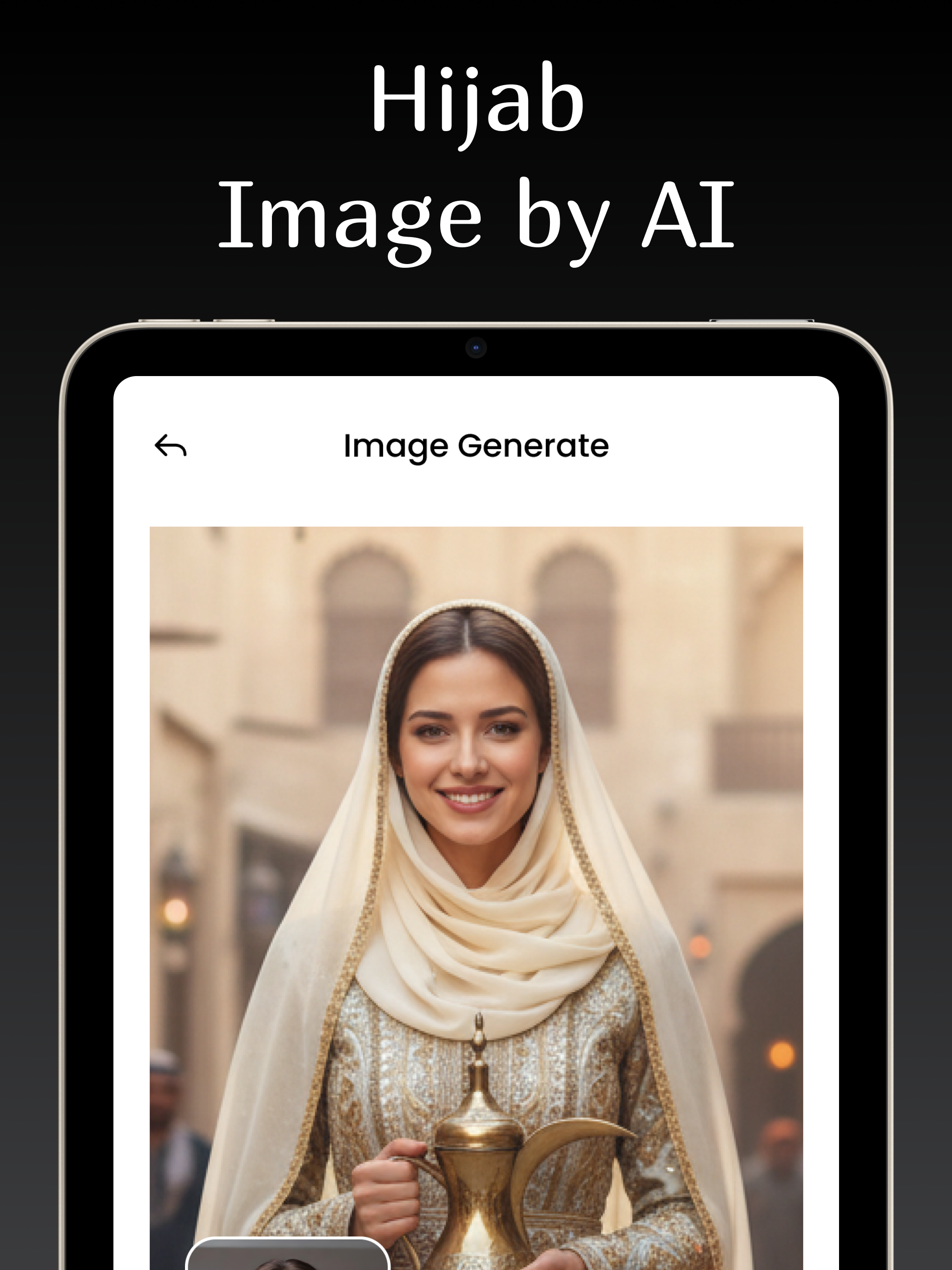 Modern Hijab AI Photo Edit