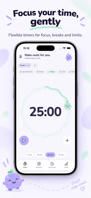 HabiTamer - ADHD Focus Timer screenshot 1