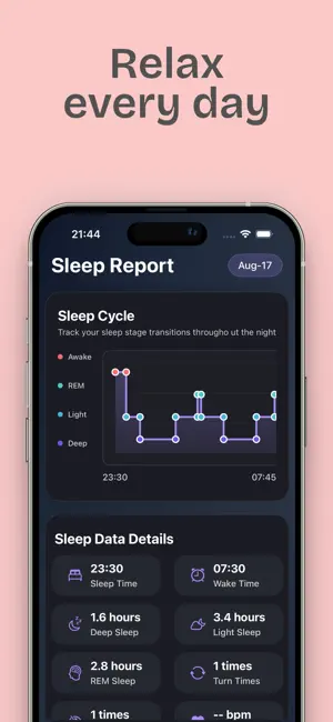 GoodSleep Alarm: Relax Sleep screenshot 1