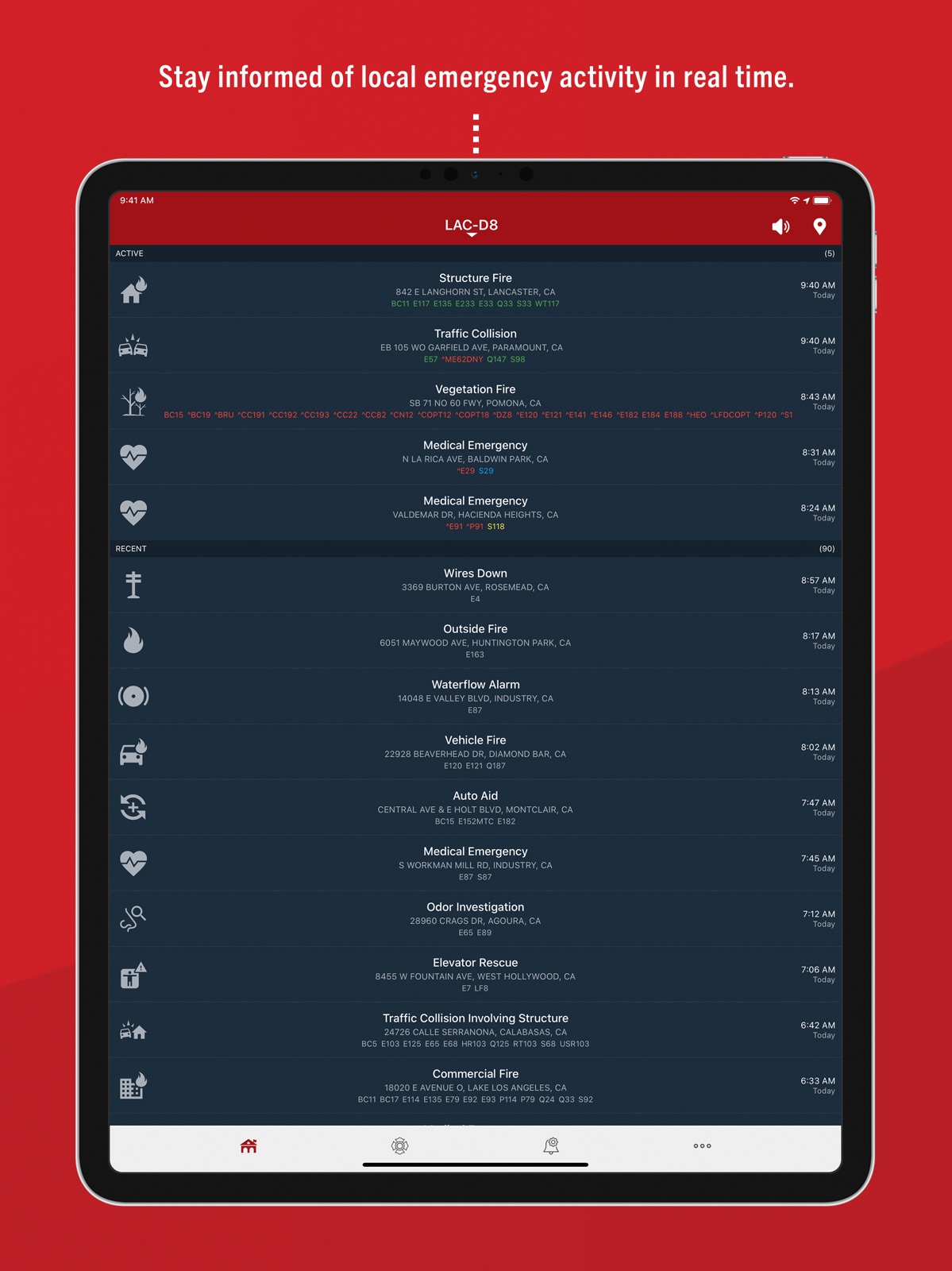 PulsePoint Respond ipad screenshot 1