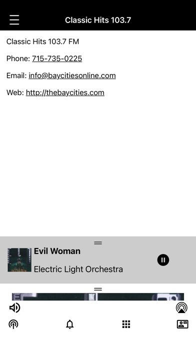 Classic Hits 103.7 Screenshot