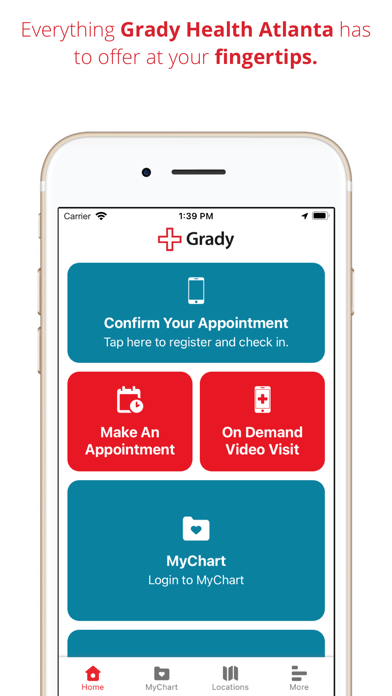 Screenshot 1 of Grady GO! App