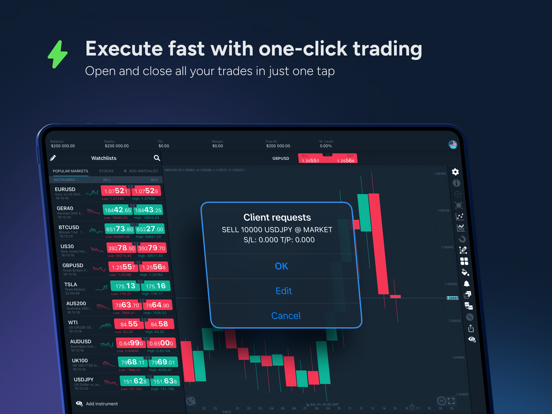 ThinkTrader iPad screenshot 4 - Finance app