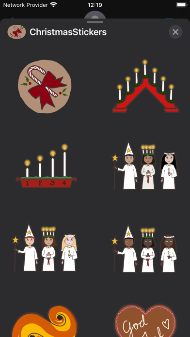 Screenshot #2 pour Christmas stickers!