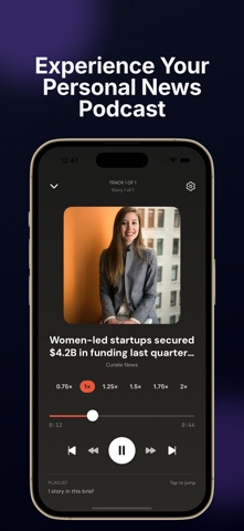 Curate News iPhone screenshot
