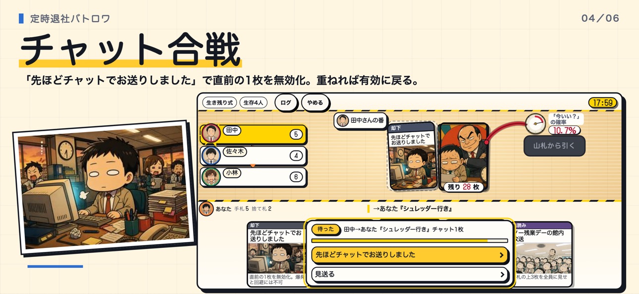 Screenshot 4 of 上司の「今いい？」をスルー〜定時退社バトロワ