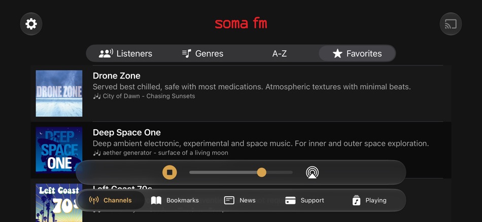 #5. SomaFM Radio Player (iOS) Με: SomaFM