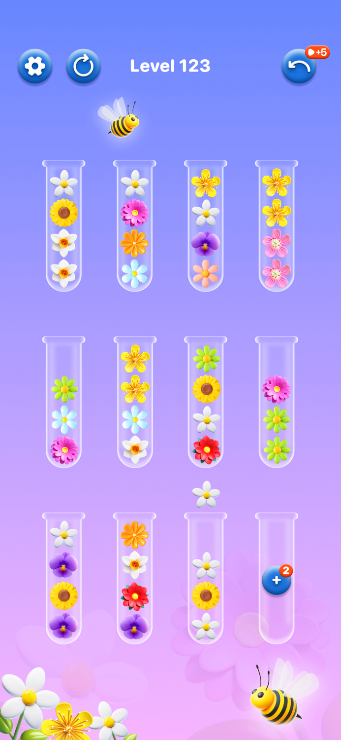 Blossom Sorting・sortier spiele