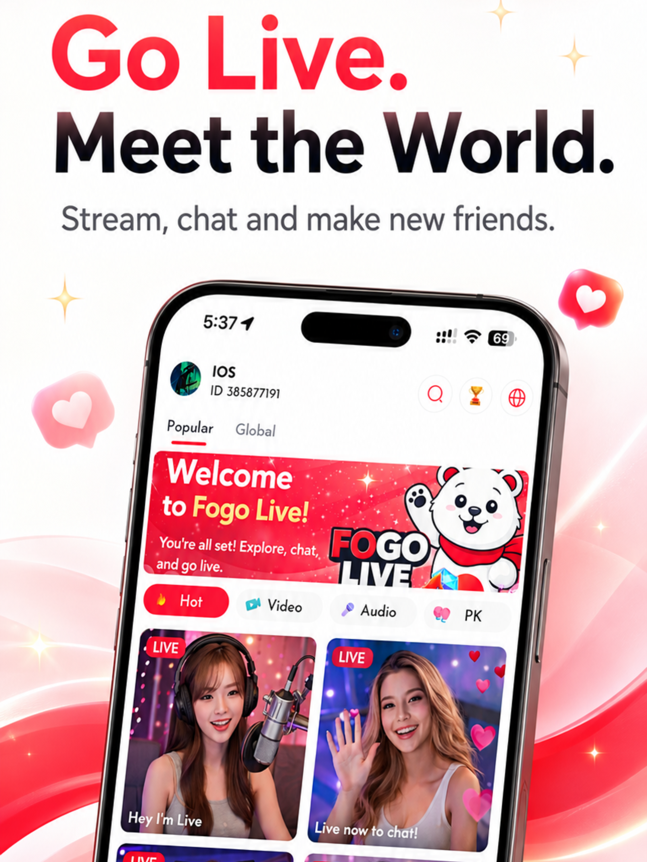 Fogo Live-Live Stream, Go Live screenshot 6