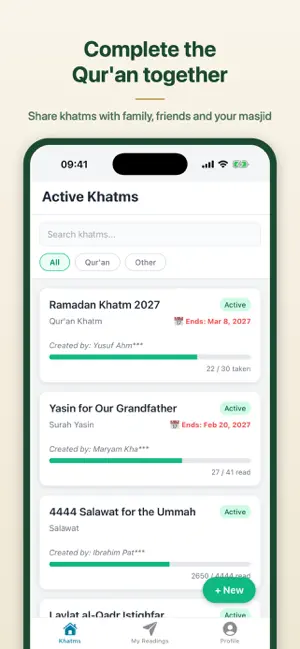Hatim: Group Quran Khatm screenshot 1