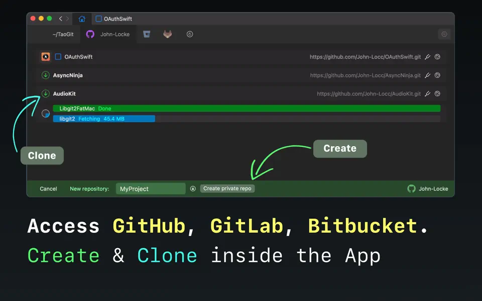 Screenshot 2 of TaoGit 1.6.122