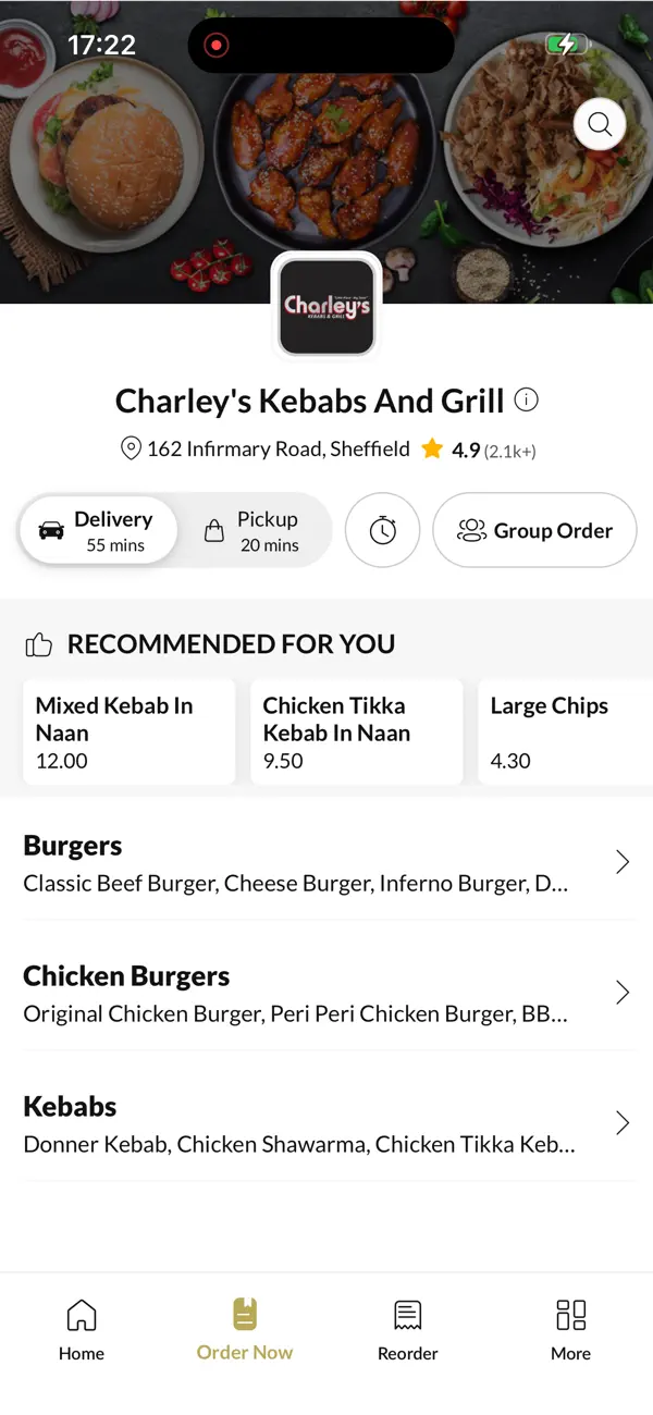 Screenshot #2 pour Charley's Kebabs And Grill