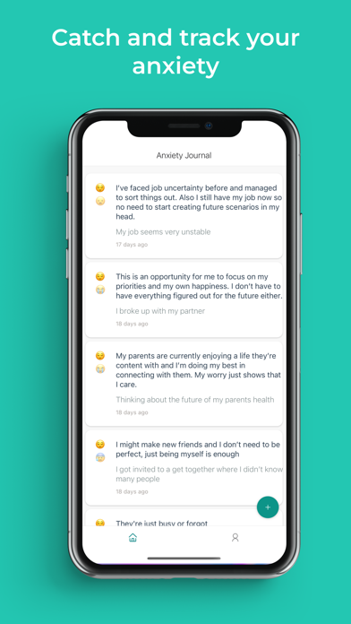 Anxiety Journal- CBT Prompts Screenshot