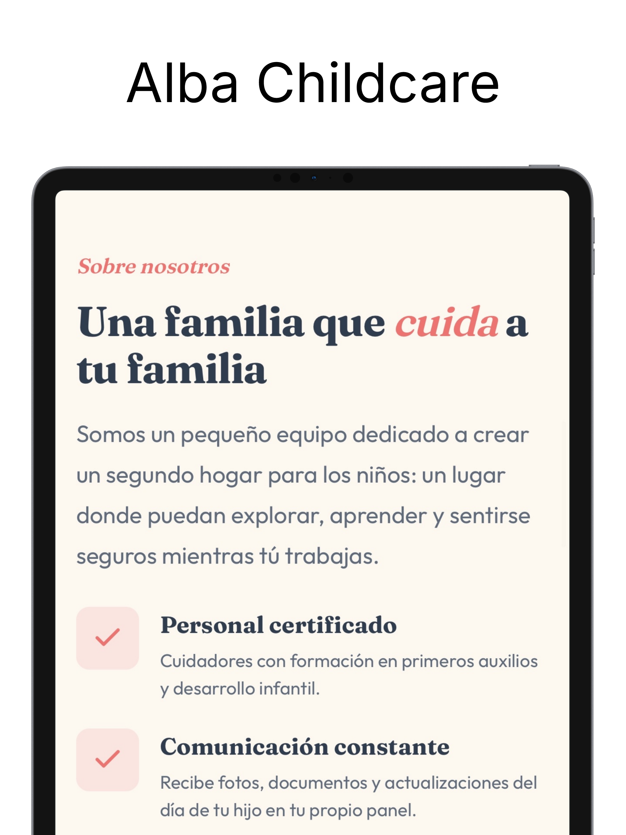 Alba Childcare screenshot 5