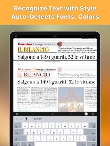 Doc OCR Pro - Book PDF Scanner iPad screenshot