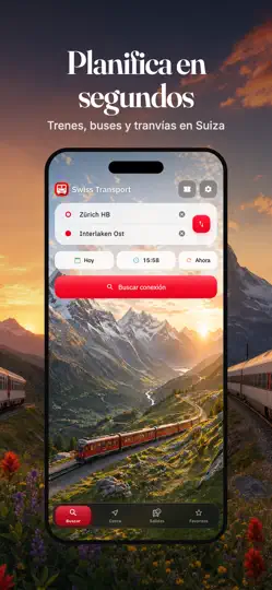 Captura de pantalla de Swiss Transport: Suiza en iPhone 1