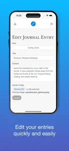 Personal Daily Diary Journal screenshot #4 for iPhone