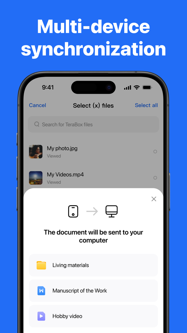 TeraBox: Cloud Storage Space Hack screenshot 6 - iOS app interface