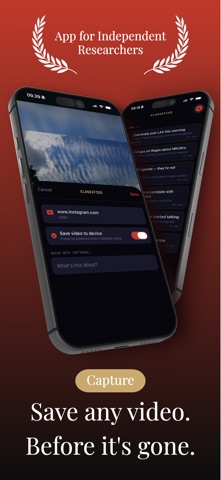 The Classified App: Research iPhone screenshot