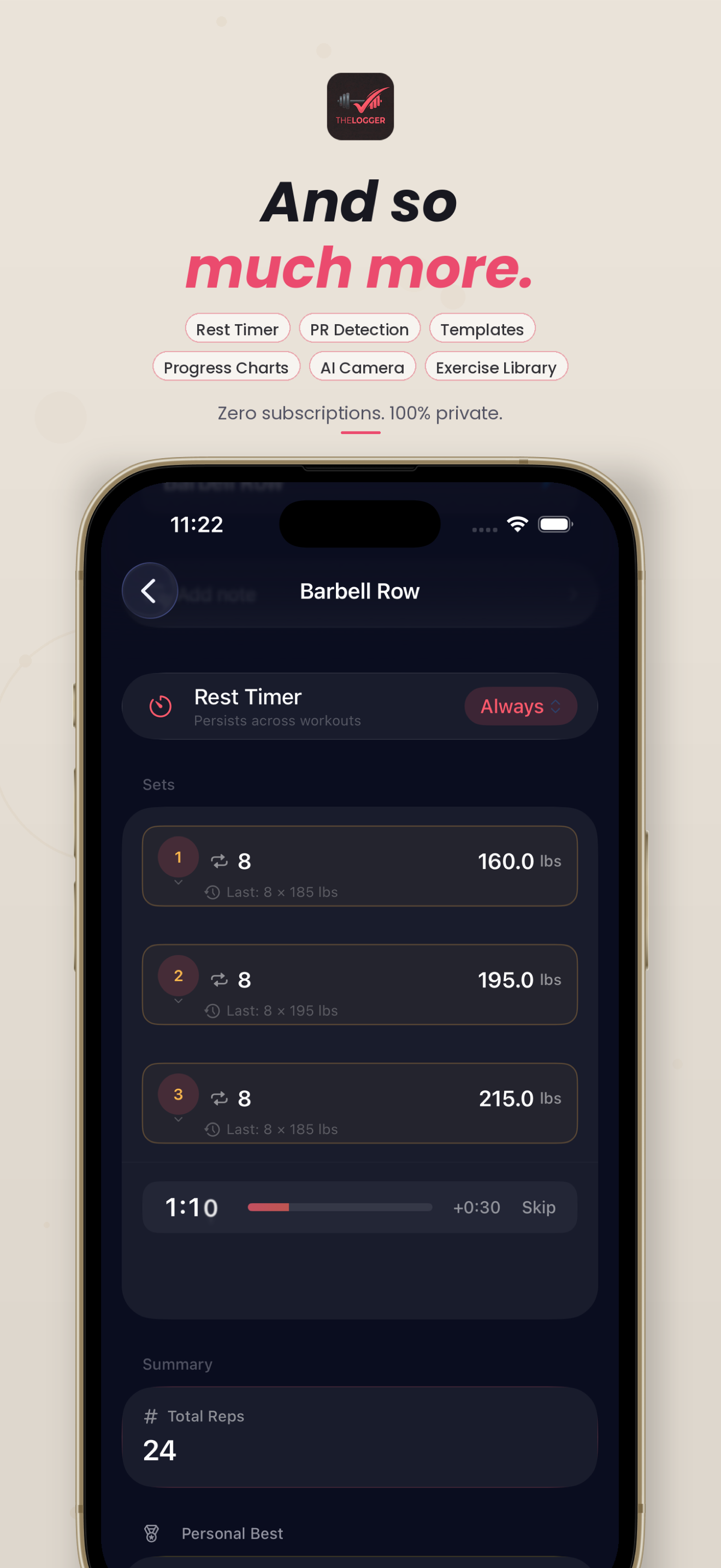 TheLogger - Workout Tracker