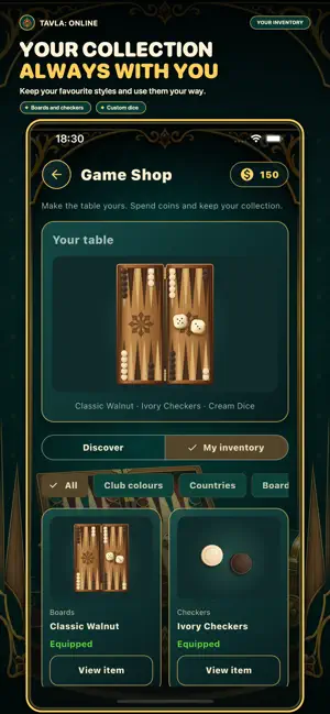 Tavla: Online screenshot 4
