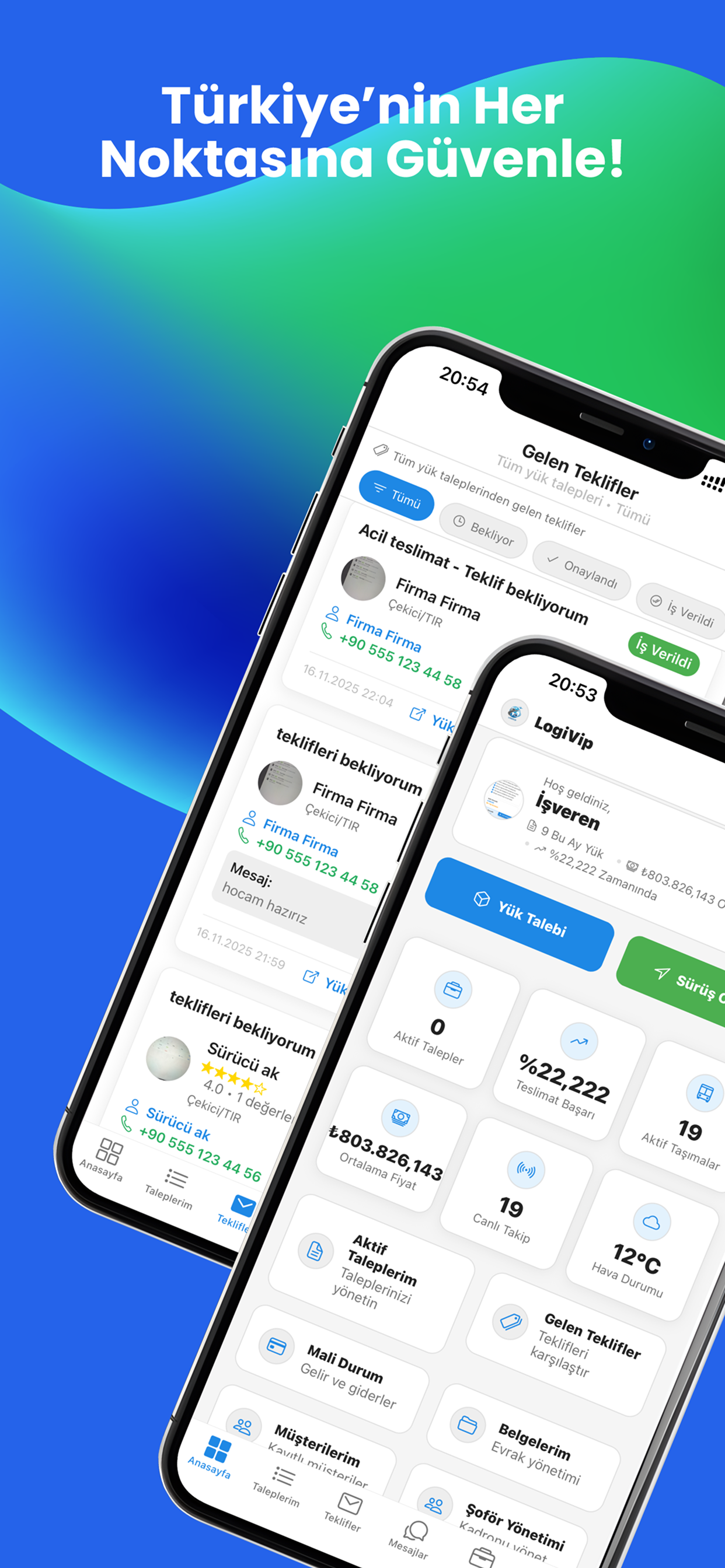 LogiVip - Akıllı Lojistik Ağı
