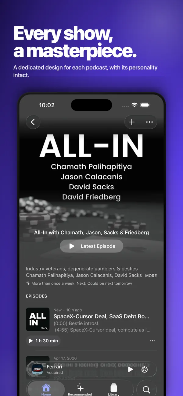 Micropod. Podcasts with AI Screenshot 4