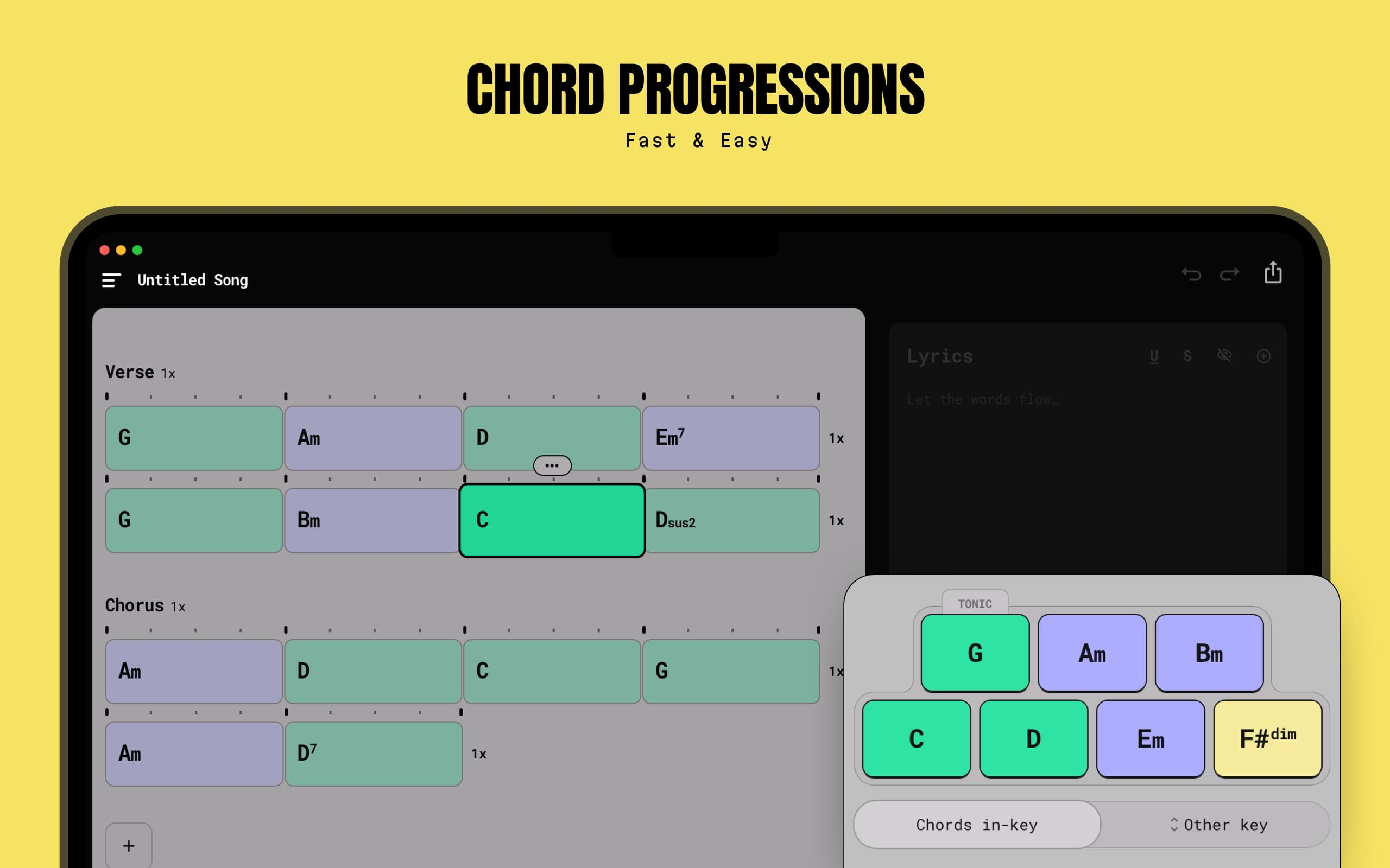 ChordButter: Easy Songwriting screenshot 20