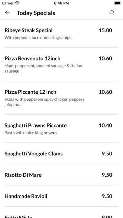 Benvenuto Takeaway Dumfries Screenshot