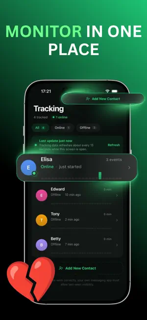 Relio AI: WA Online Tracker iPhone screenshot 4