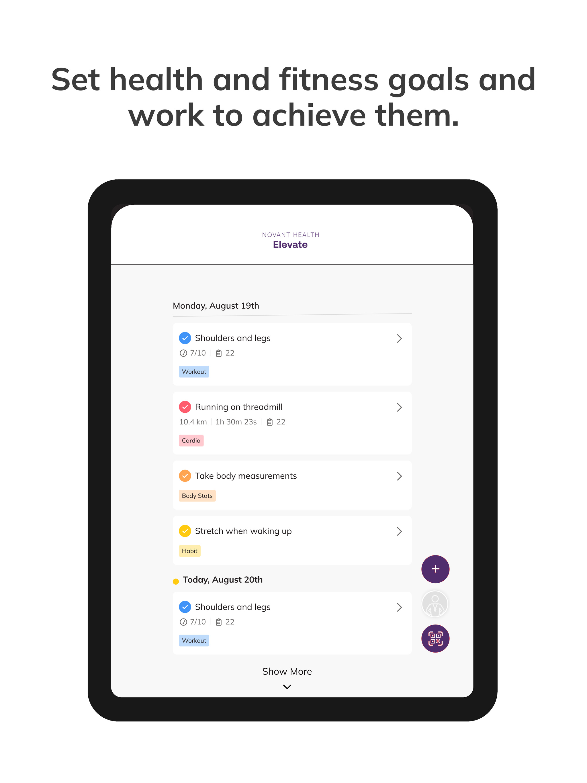 Novant Health Elevate App