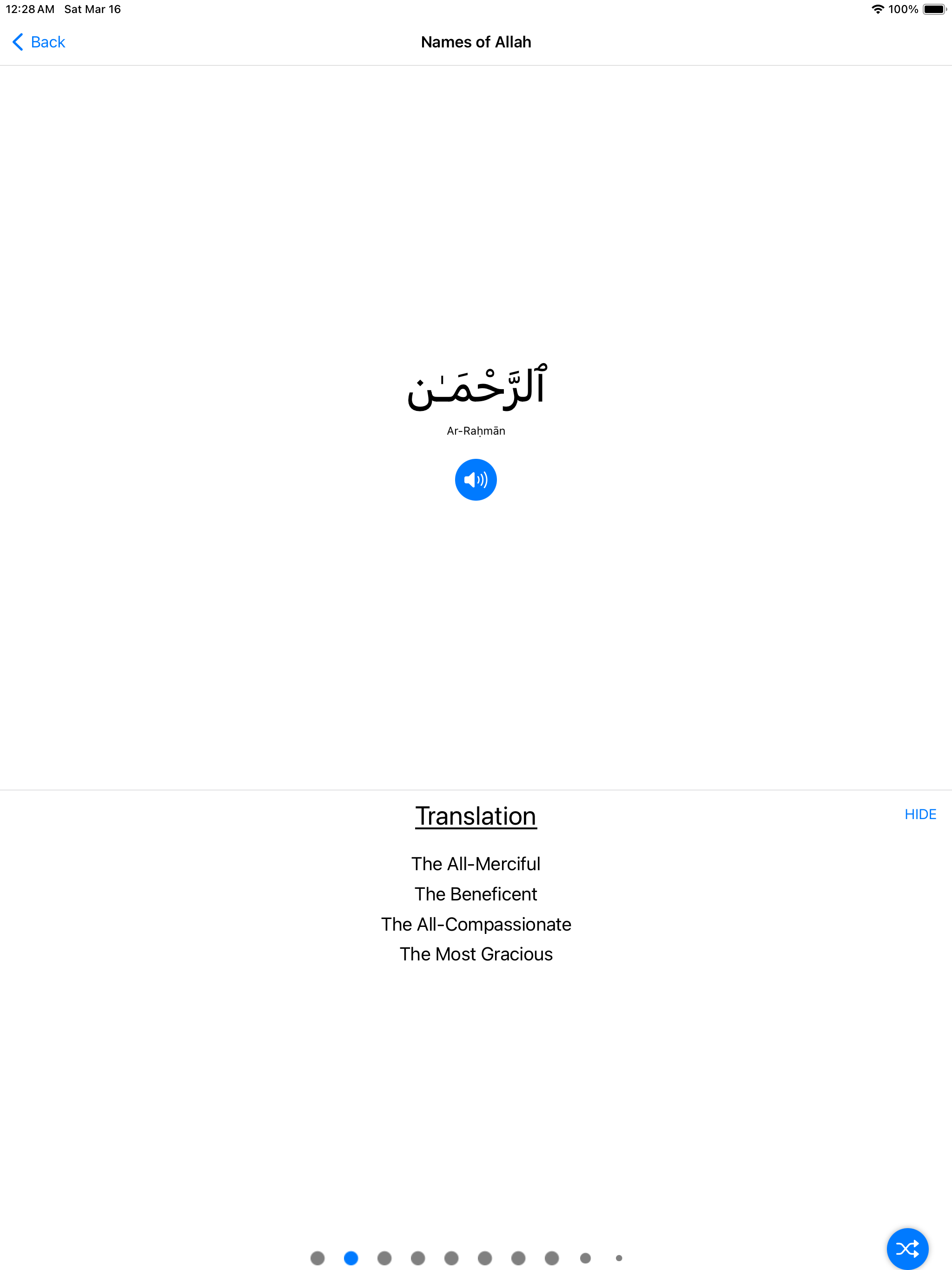 NOA - Nombres de Allah