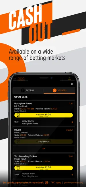 888 Sport: Live Sports Betting iPhone screenshot 5