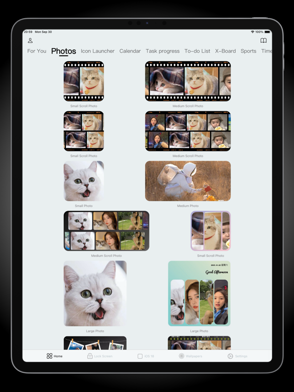 MoYo Widgets：Home/Lock Screen iPad screenshot 4 - Graphics & Design app
