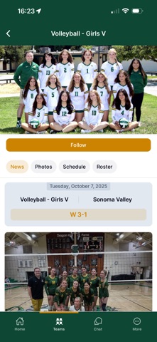 San Marin Athletics iPhone screenshot