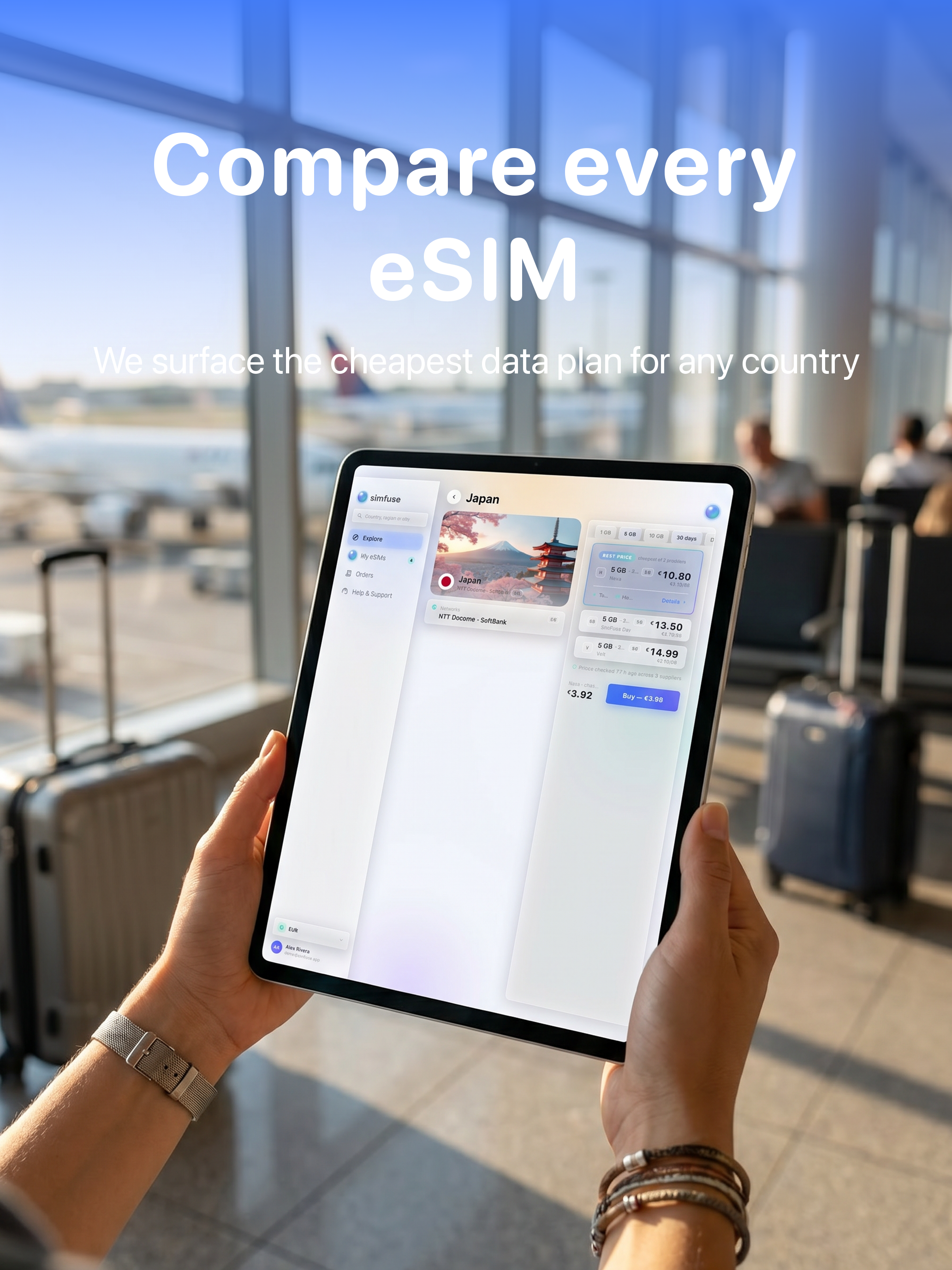 SimFuse: Travel eSIM & Data screenshot 9