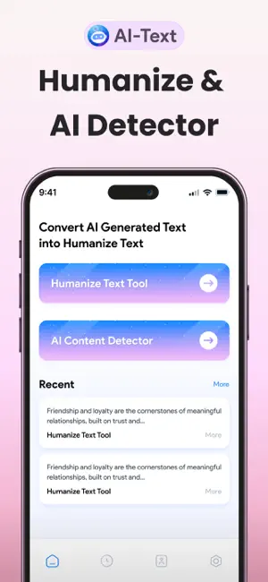 Humanize AI - AI Text Detector screenshot 1