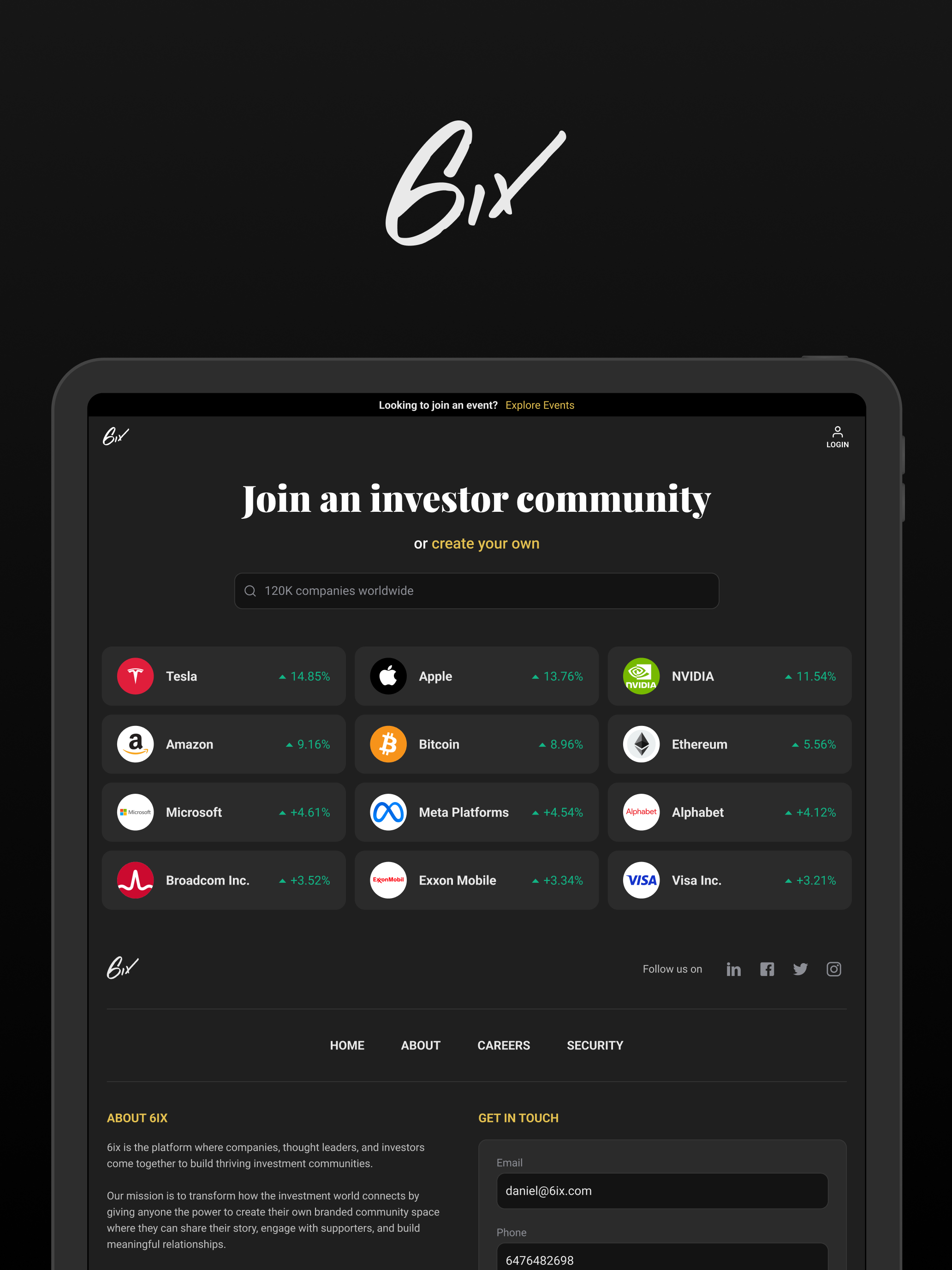 6ix - Stocks & Crypto