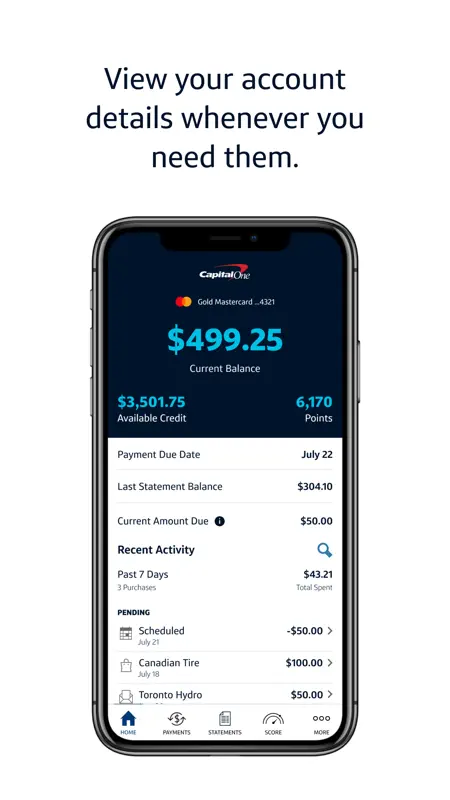 Capital One Canada screenshot 1 of 5