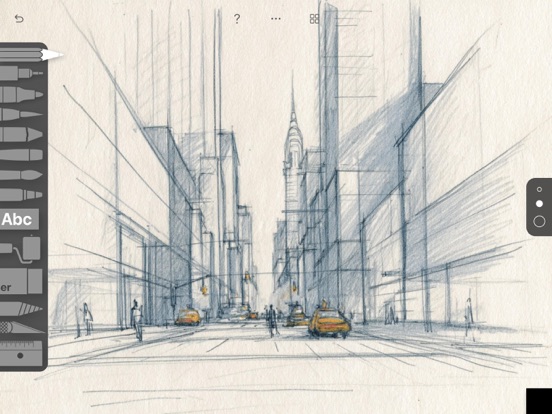 Tayasui Sketches School iPad app afbeelding 4