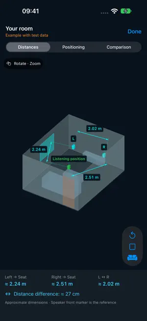 Speaker Positioning screenshot 2