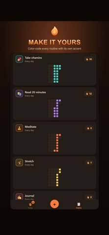 Habit Tracker: Daily Routines iPhone screenshot