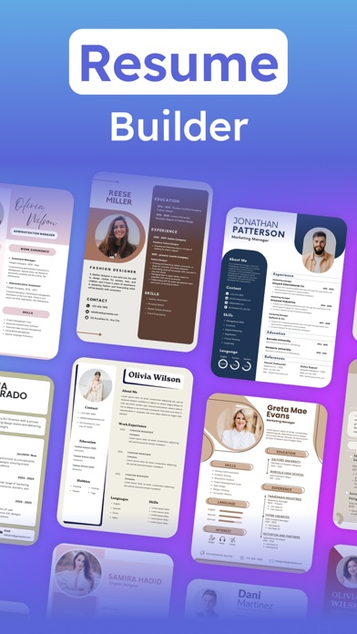 Resume Builder: CV Maker App Screenshot